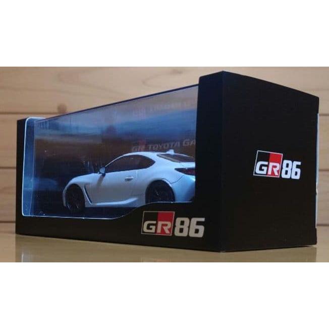 Used Toyota GR86 1/30 Color Sample Minicar, new and unused, with GR case