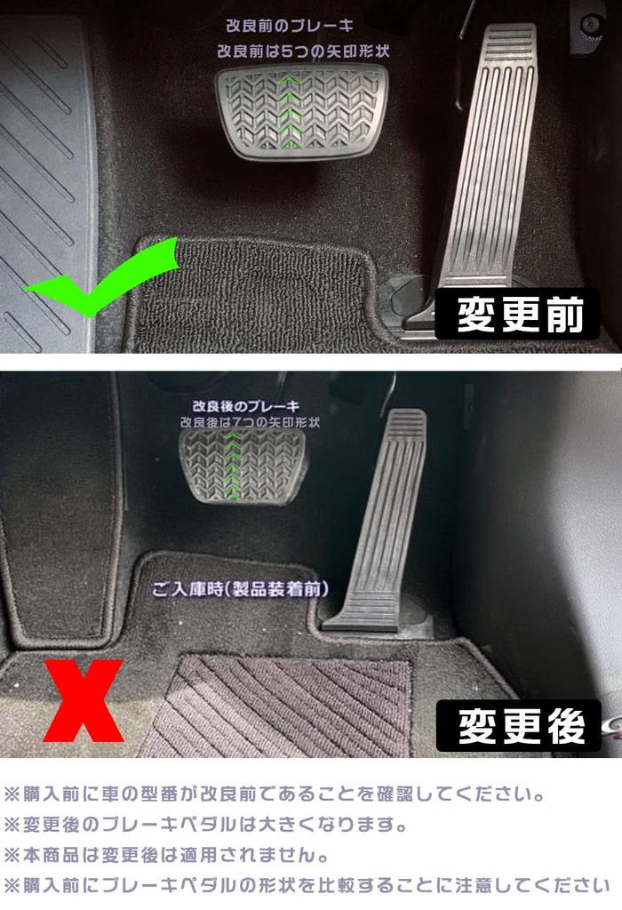 BOYOUS Compatible with 2022 and Later Toyota RAV4 XA50 Series 2019 December Aluminum and Accelerator No Drilling and Includes Japanese [Not Models]