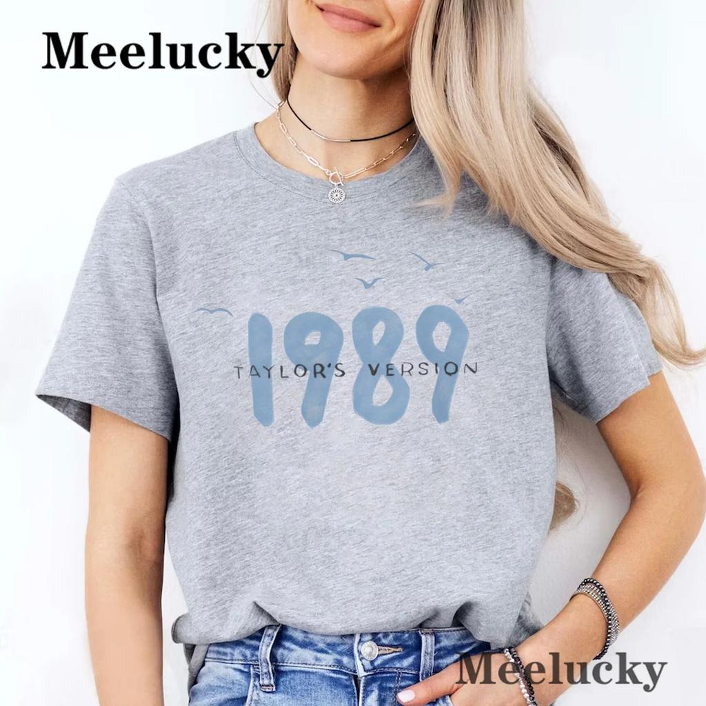 Футболка с принтом Taylors Versiov 1989 Originele Streett-Shirts Creativiteit Повседневная футболка Футболка Harajuku