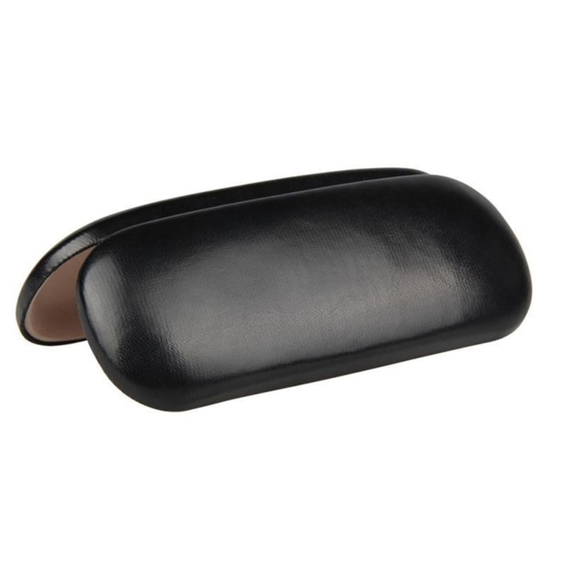 Женский водонепроницаемый мужской футляр для очков Футляр для очков для чтения Жесткая оправа Черный Модный футляр для очков Металлические бусины