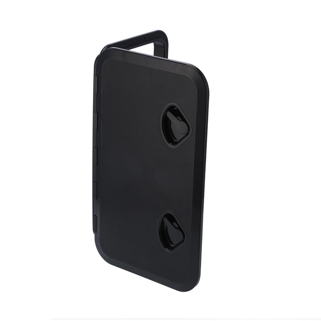 Deck Access Hatch Inspection Cover Ultraviolet Resistant with Lock for Marine Boat Black 24x14in
