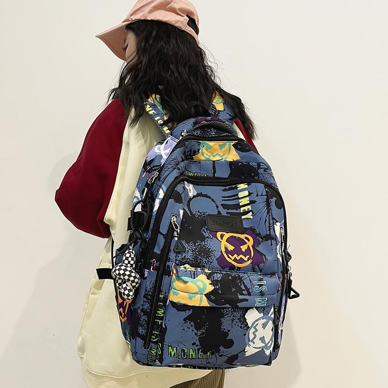Рюкзак с принтом, женский школьный рюкзак для школьников младших классов, школьный рюкзак