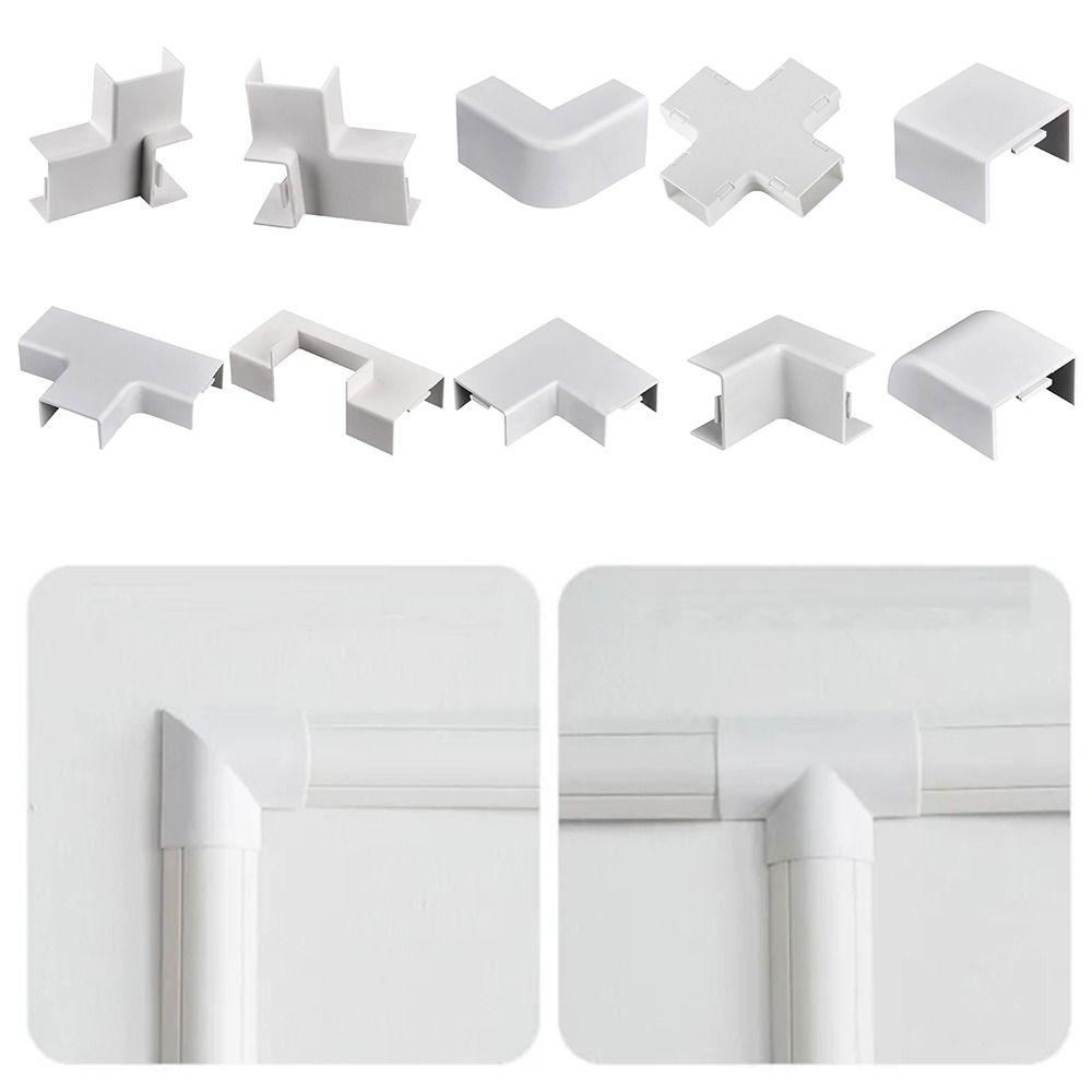 Wire Organizer PVC Junction Box Dust-proof Durable Cord Cable Cover Power Cable Protector Accessories Electric Wire Slot