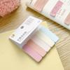 100Sheet Simplicity Sticky Note Solid Color Mini Notepad Creative Study Memo Pad for Kid Lovely Stationery Adhesive Index Note