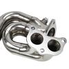 STAINLESS EXHAUST MANIFOLD 2-PIECES HEADER FOR 08-17 Subaru IMPREZA WRX/STI G3/G4 EJ25
