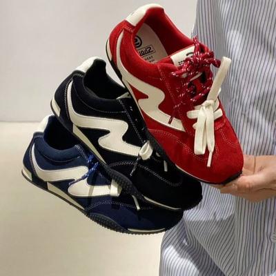 [Fanfuna] 2025 осень и зима новая немецкая тренировочная обувь женская ретро универсальная мягкая подошва удобная шнуровка спортивная и повседневная обувь