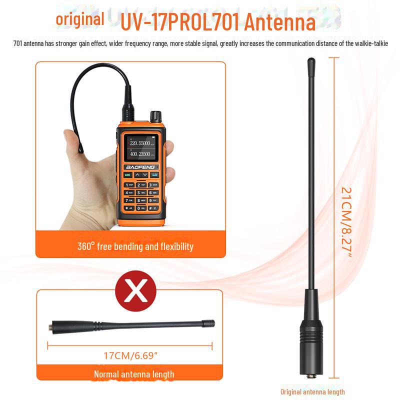 Рация Baofeng UV-17 PRO с зарядкой Type-C для приключений на природе