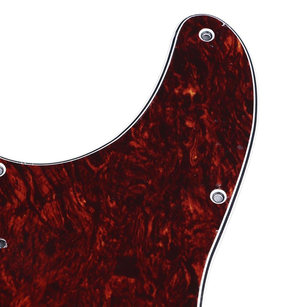 Red Tortoise Shell Guitar Pickguard PVC Material Noise Reduction Pickguard For Guitar