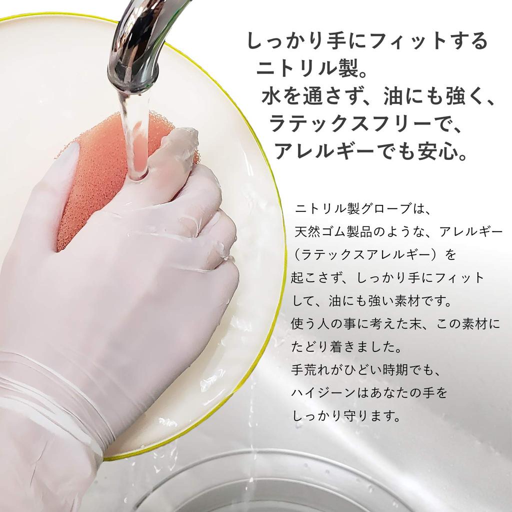 Одноразовые нитриловые перчатки Glacier Hygiene White 125 [Morain Corporation] листов/упаковка (L размер)