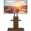 Rfiver TV Wall Mounted TV TV Compatible with Low Load Capacity 12 Levels Height Rotation For Home and Business Wood Grain Stand, Stand, Stand, 32~70