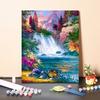 DIY Paint By Numbers Oil Painting Kit Canvas DIY Oil Painting By Numbers Wall Art Decorations for Home Gift Arts & Hobbies