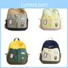 Kids School Backpack For Toddlers With Nylon Material And Curved Shoulder Straps For Preschool And Daycare