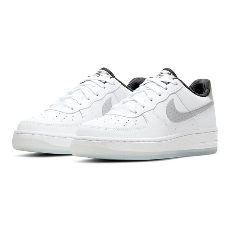 Nike Кроссовки Air Force 1 Low LV8 KSA Белый Ледниковый Синий GS CW5909-100