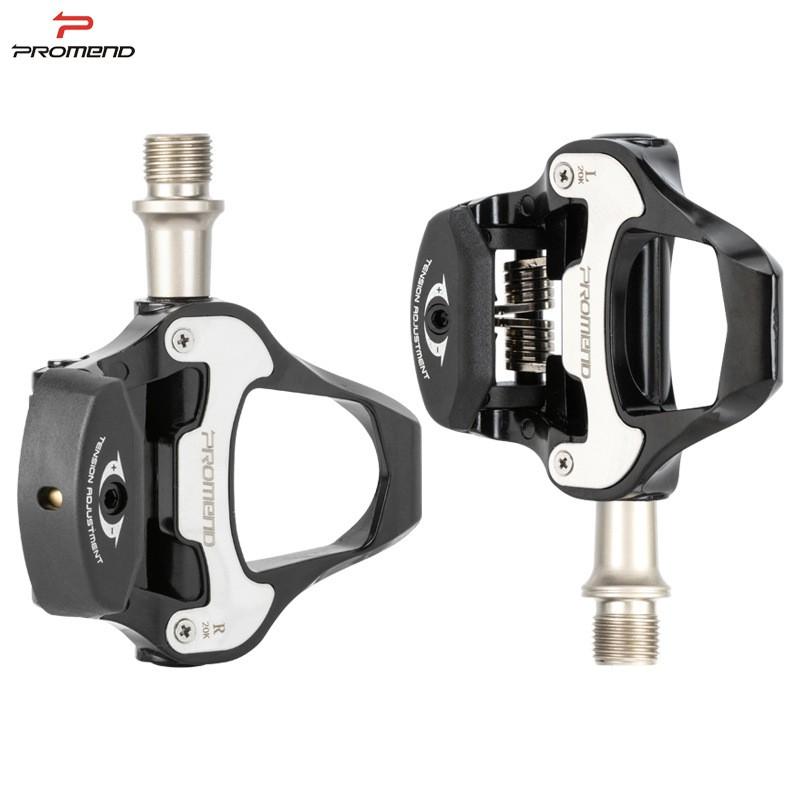 LOOK-compatible Road Bike Clipless Pedals With Sealed Bearings Aluminum Body PD-R95 Model Black