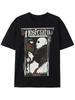 Men's Nosferatu Movies Graphic T-shirt Black Retro Movie Theme Shirt Cotton Breathable Unisex Streetwear Oversized