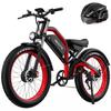 Electric Bicycle All Terrain DUOTTS 26" 750Wx2 Motor EBike For Adult 20AH Full Suspension Top Speed 45Km/h MaxLoad 150KG N26