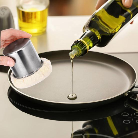 1 Набор кистей для смазывания блинов Профессиональный аппликатор масла для крепов для сковороды Антипригарная кондитерская кисть для выпечки, приготовления пищи, барбекю Кухонная утварь