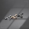 Triangle Street Geometric Titanium Steel Earring Punk Earring Man Ear Stud Korean Style Ear Stud