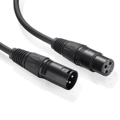 Wellvie Микрофонный кабель, Кабель XLR, Кабель Canon, Удлинитель микрофона, Папа-Мама, Балансное соединение XLR, для записи микрофона, Совместимый