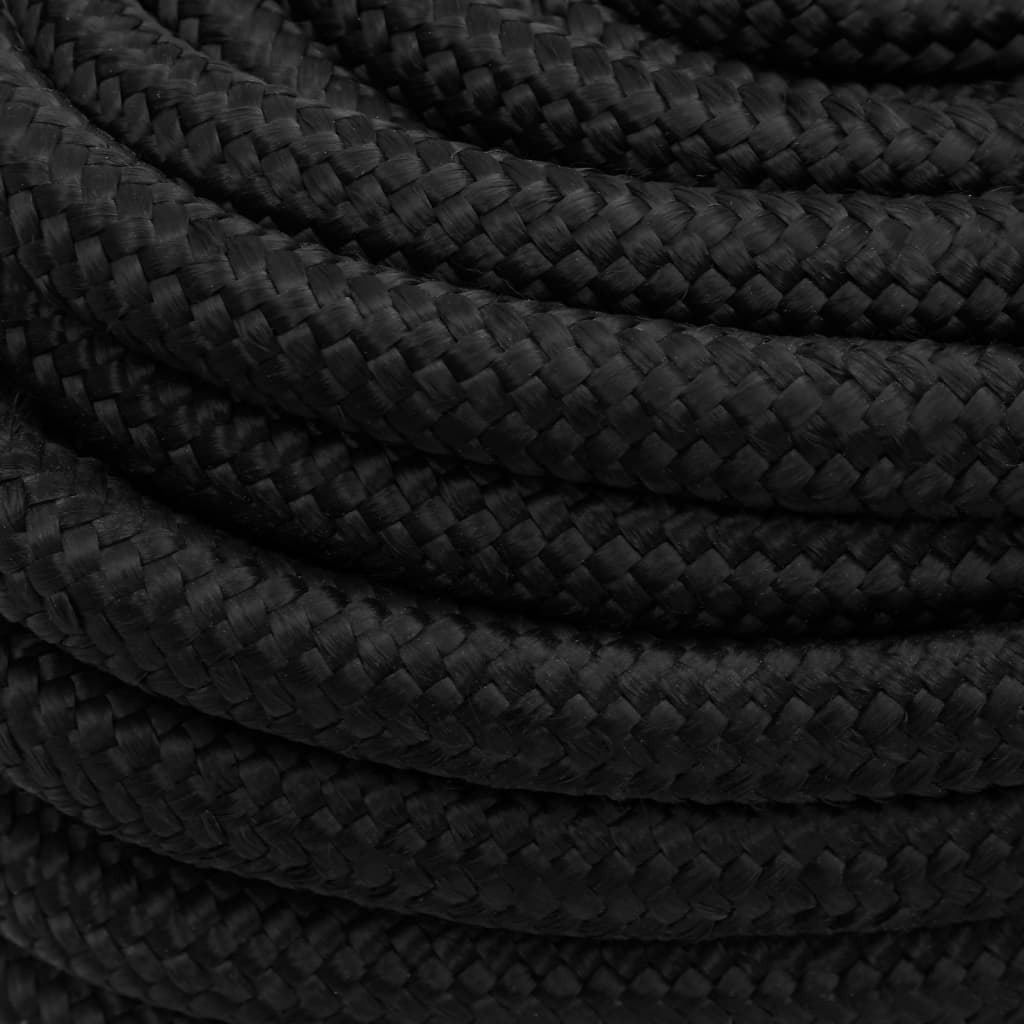 Boat Rope Black 20 mm 25 m Polypropylene