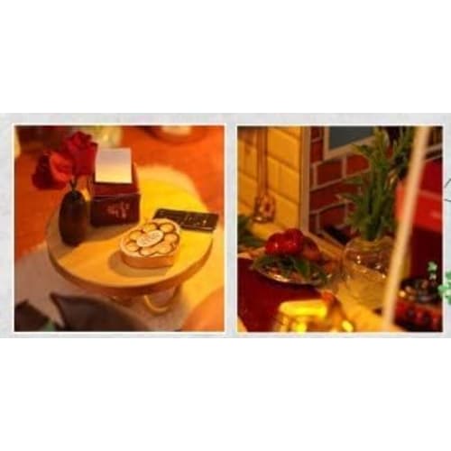 Модный переулок Миниатюрный кукольный домик Набор, Литературная утопия, Набор ручной работы для начинающих, Включает акриловый кейс (TD43+Z)