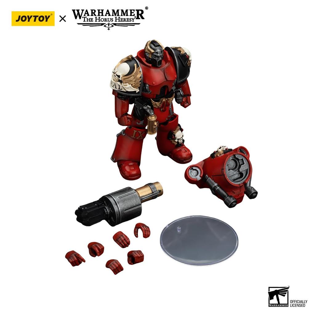 JOYTOY Warhammer Blood Angels Отряд Слезы Арк Элерим с Гранатой Слезы Масштабная Экшн-фигурка 40 000 Ангелов (Оборудован Пусковой установкой Ангела) 1/18 (Собранный)