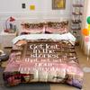 Books, text, flowers, butterflies. Bedding sets Duvet cover sets Duvet covers Pillowcases(1 * Duvet Cover 2 * Pillowcases without duvet insert)