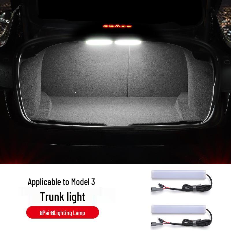Светодиодная подсветка багажника для Tesla Model 3 - Неразрушающая установка