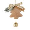 Crafts Handmade Christmas Tree Pendant Christmas Tree Bell Wall Hanging  Christmas Gifts
