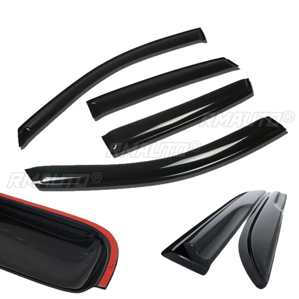 Аксессуары для автомобильных стекол для Honda Civic 1996 1997 1998 1999 2000 Дефлекторы окон Защита от дождя Козырьки Навесы