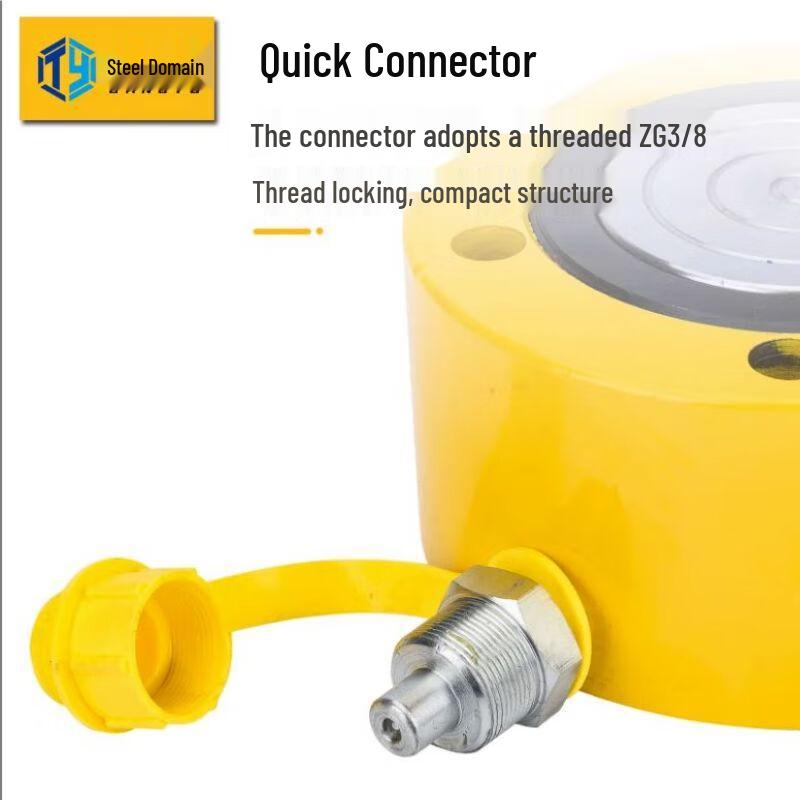 Gangyu FPY-10T Ultra-Thin Hydraulic Jack and CP-180 Manual Pump Set