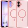 Protective Case - BOOLING - for Samsung Galaxy A07 - with Circle and Camera Film - Pink - 2 Glasses