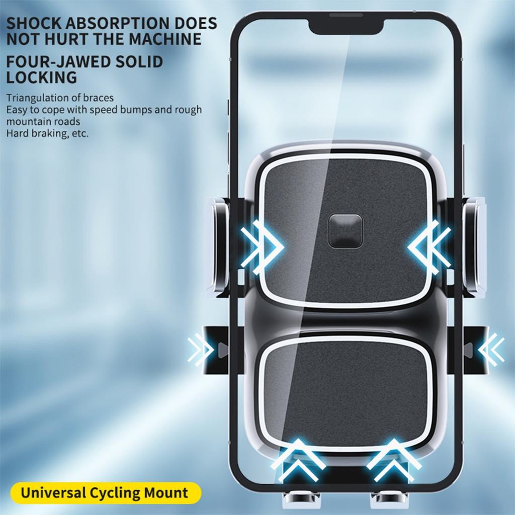 Крепление для телефона на мотоцикл, Держатель для телефона [Не закрывает камеру], Зажим для мобильного телефона на руль, Держатель для телефона на скутер [С силиконовой оболочкой] Для 4,7-7 дюймов
