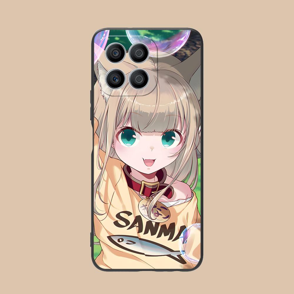 Anime Kinako Hara Mobile Phone Case for Honor 90 80 70 60 50 30 20 10 9 8 7 Pro S SE Lite 5G Colorful Printing Cover Luxury