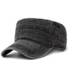 Vintage Men's Military Cap Spring Summer Fashion Army Flat Hats For Men Casual Washed Cotton Sunscreen Baseball Caps