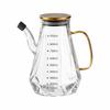 with Scale Glass Oil Dispenser Diamond Cut Kitchen Oil Container Oil Pourer  Home Cooking