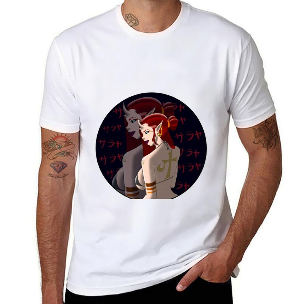 Saraya (Red V2) Tshirt Anime T Shirts For Unisex T Shirts For Unisex Cotton Soft Funny T Shirts Cotton Tshirt