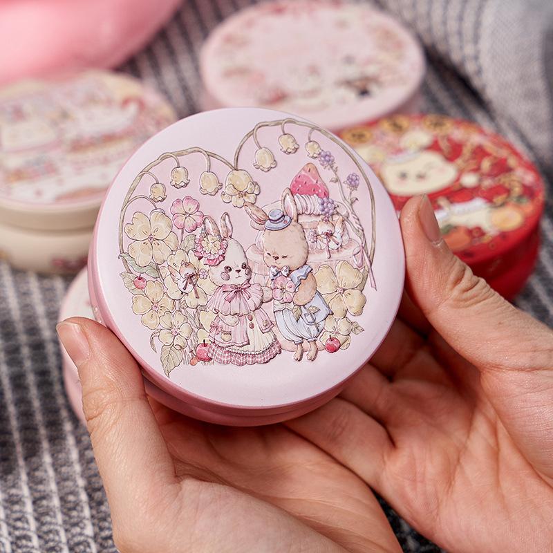 Новый оригинальный трехмерный узор, новая свадебная коробка конфет, коробка конфет в форме барабана, подарочная коробка на 100 дней, маленькая круглая коробка