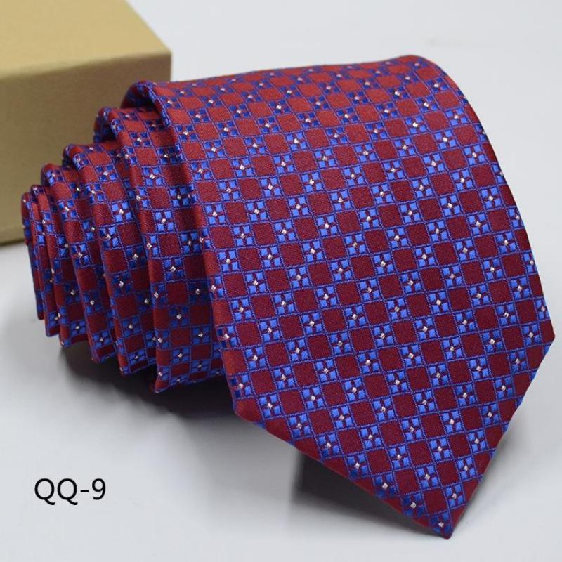 Мужское Платье Деловой Повседневный Профессиональный Жених Свадьба Лучший Муж С Полосатым Жаккардом Изысканный Джентльмен Мужской Премиальный Галстук