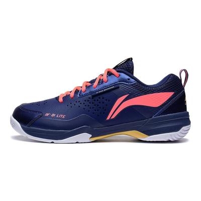 Кроссовки для бадминтона Li Ning Blade Lite с нескользящей подошвой, амортизирующие, прочные, с низким верхом, унисекс, синие, красные, AYZT005-2