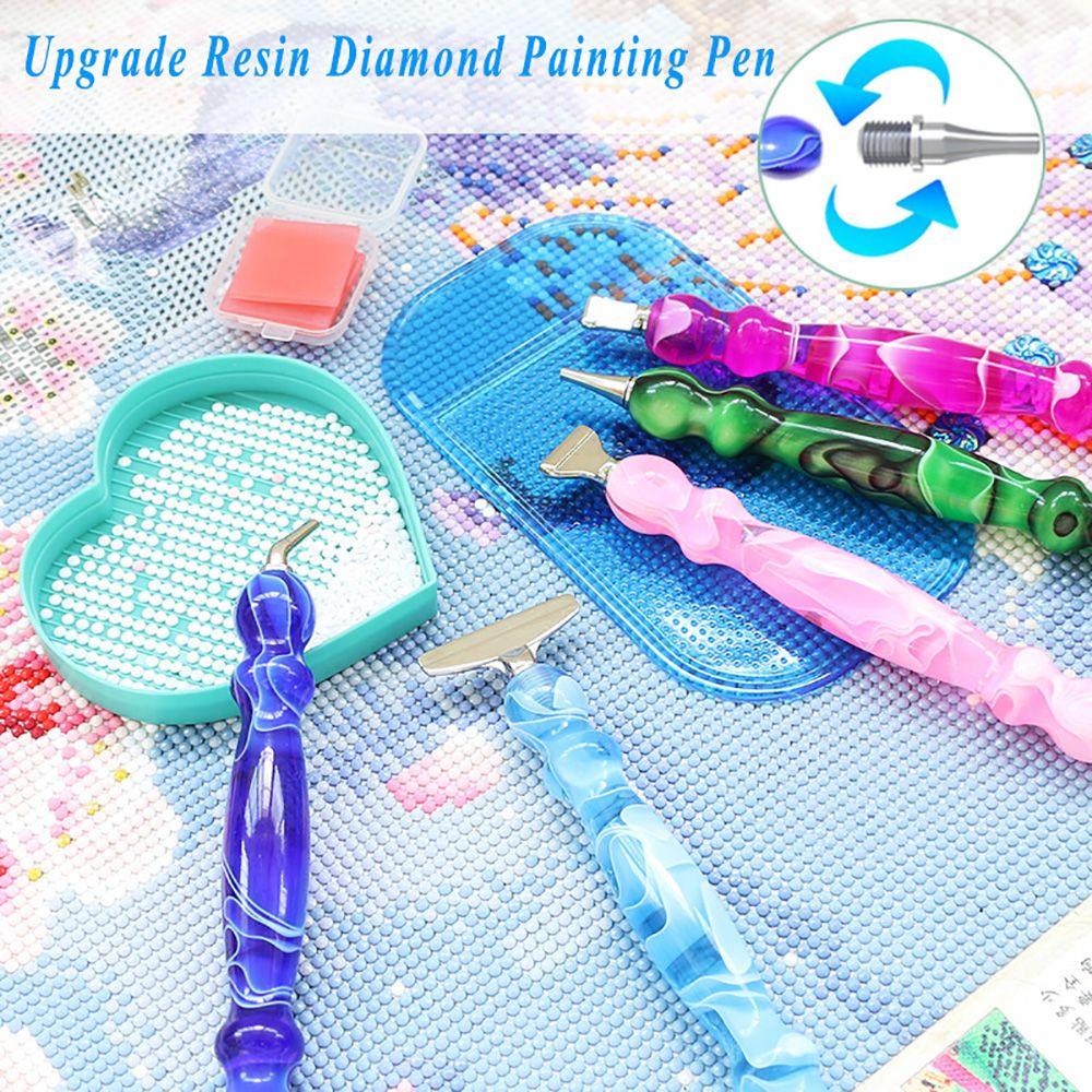 Multi-placer Resin Diamond Painting Pen Alloy Replacement Pen Heads Point Drill Pen Resin Pen