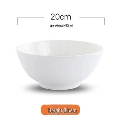 ZISIZ Белая керамическая миска с прямым краем