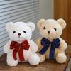 Плюшевые игрушки мишки с бантом, милые куклы-мягкие животные, подарки на день рождения для детей