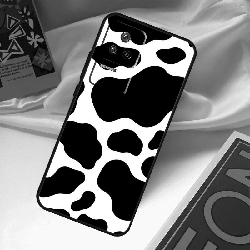 Cow Print Case For Xiaomi 14 13 Ultra 12 Lite 11T 12T 13T Pro POCO M6 X3 X5 X6 Pro F3 F5 M5s Cover