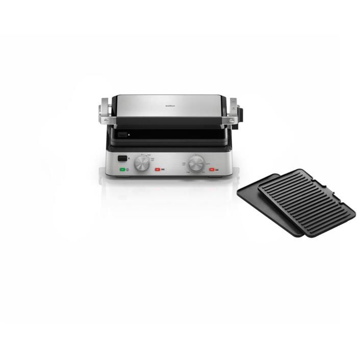 Многоконтактный гриль Braun 2000 Вт черный из нержавеющей стали