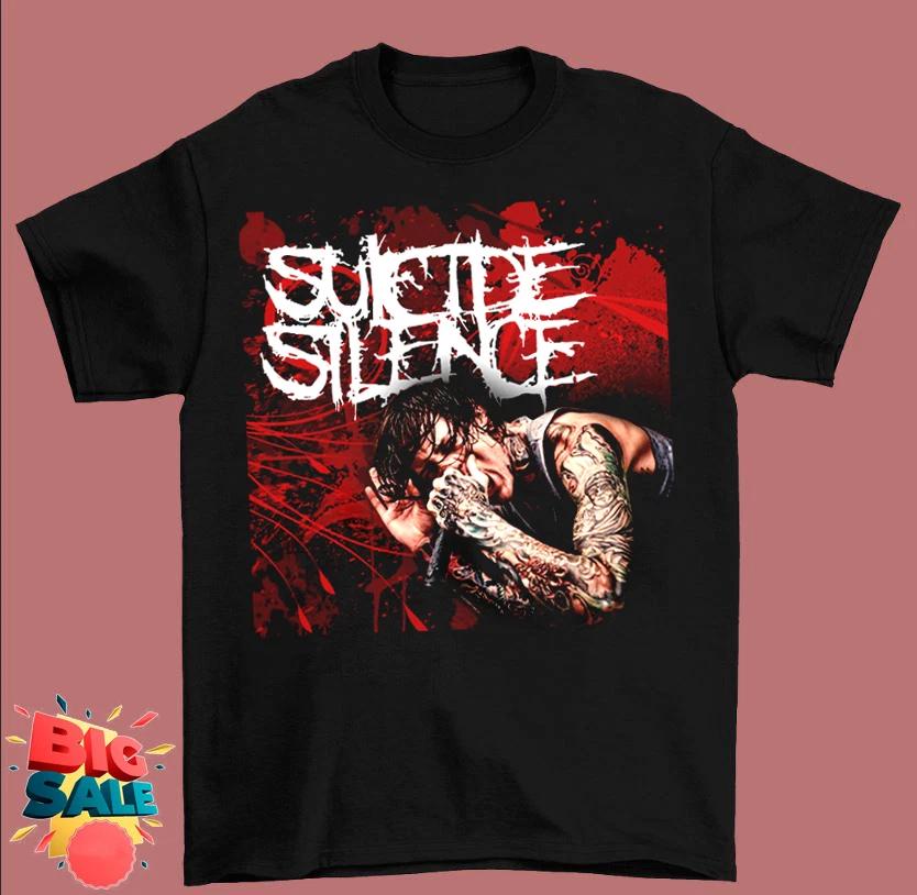 Vintage Pose SUICIDE SILENCE Black Size S-4XL T-Shirt Unisex KK132