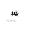 Enamel Giant Panda Zinc Zinc Alloy Brooch Oil Dripping  Cute   Kids