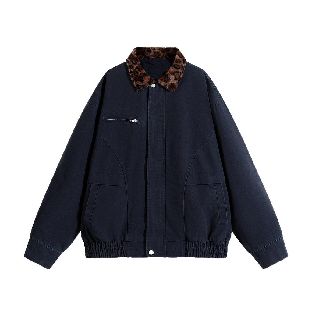 Универсальное пальто Минималистичная хлопковая куртка высокого класса Мужская куртка 2026 года Выстиранная Под старину Лацкан Мужская Весенне-осенняя одежда Дышащая Рабочая Повседневная куртка