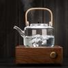 1100 мл стеклянные чайники посуда для напитков термостойкий взрывозащищенный чайник для кипячения кунг-фу чайный сервиз водяной бамбуковый горшок с ручкой