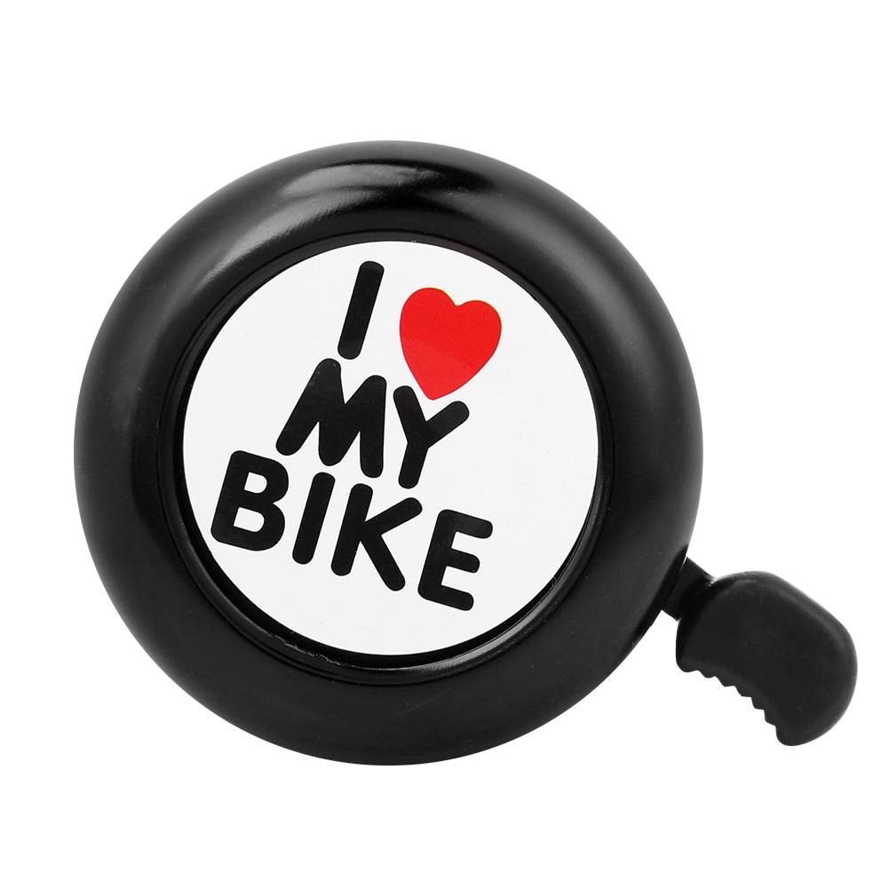 Quality Ultralight Mountain Bicycle Bike Bell Accessory Clear Sound (black)